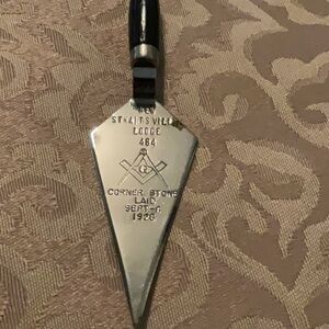 Masonic lodge 484 Trowel